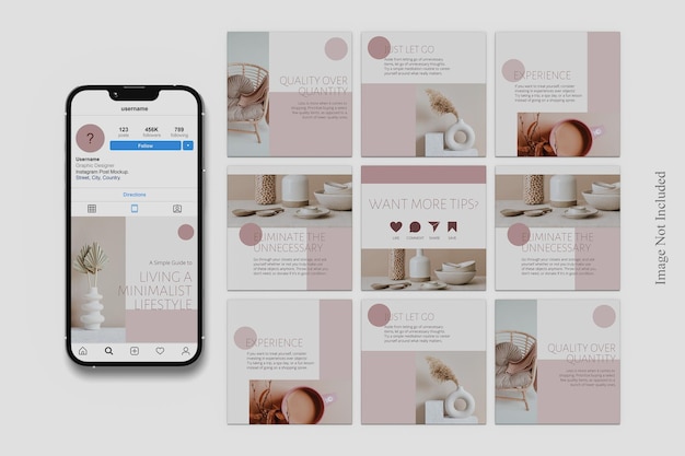 PSD instagram-post-mockup-design