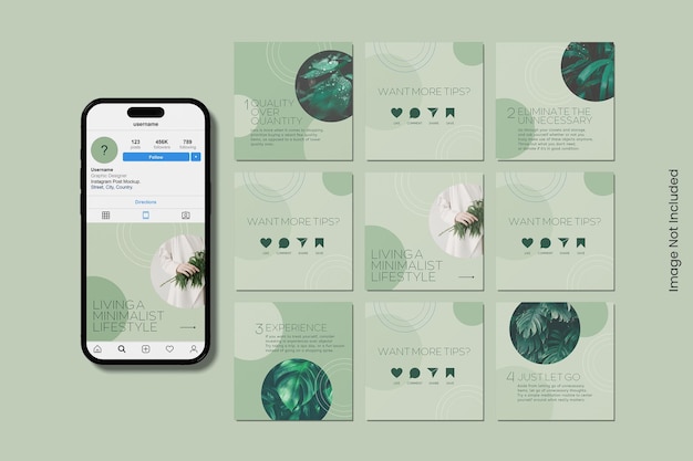 Instagram post mockup
