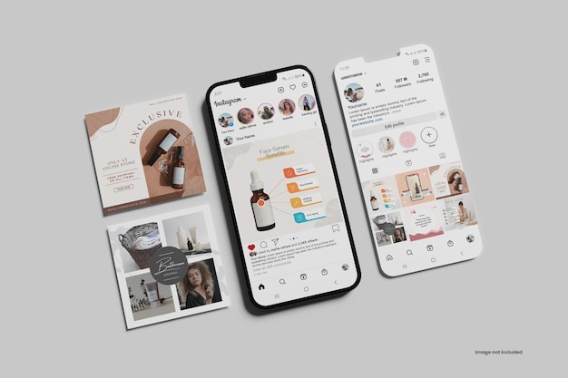 Instagram post mockup