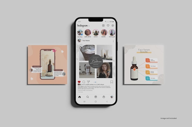 Instagram post mockup