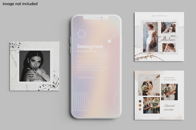 Instagram post mockup