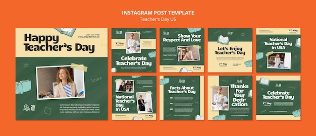 Instagram-posts zum lehrertag