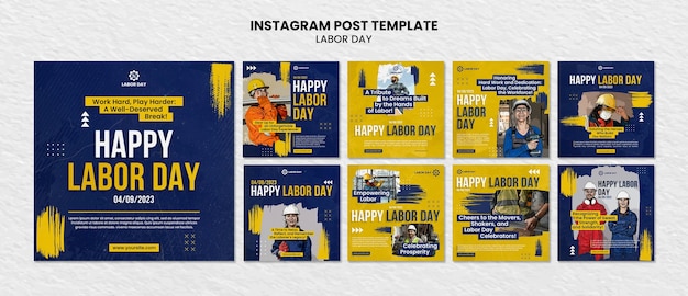 Instagram-Posts zur Feier des Tages der Arbeit