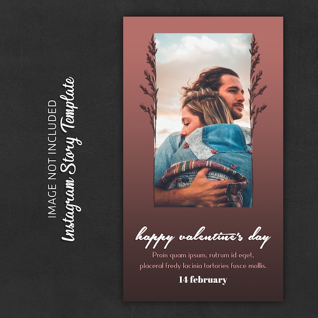 Instagram story-vorlagen zum valentinstag