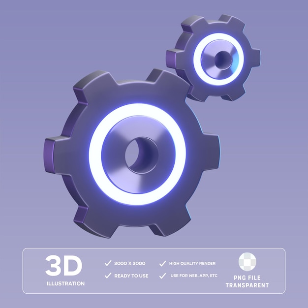 Instalação do jogo PSD Ilustração 3D