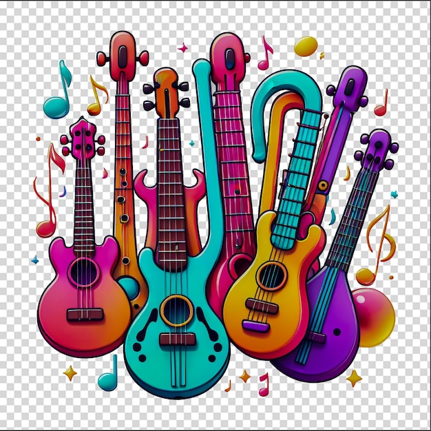 PSD instrument psd 3d avec fond transparent