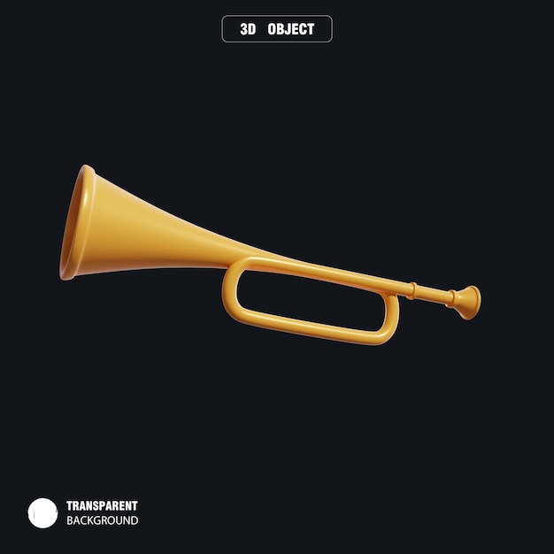 Instrumento musical de objeto 3D