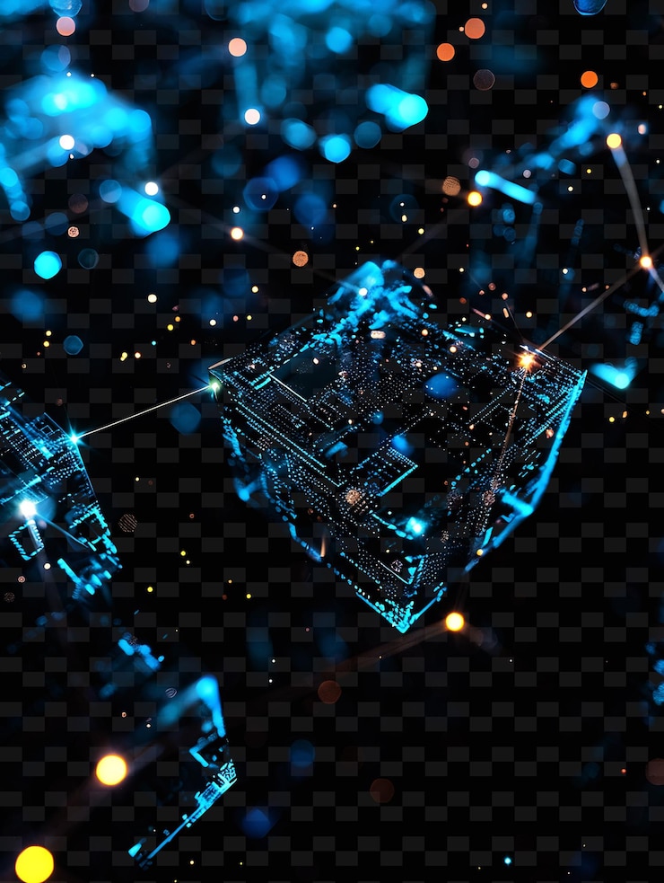 PSD integración de blockchain con aprendizaje automático abstracto bac gradiente textura de neón fondos y2k