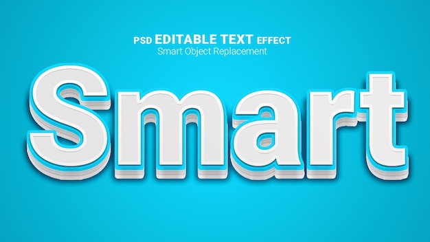 Intelligenter 3d-text