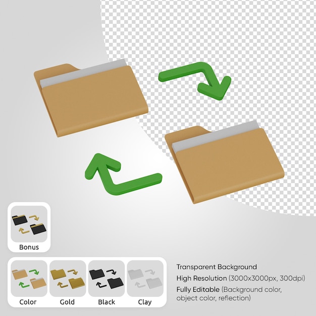 PSD intercambio de archivos 3d