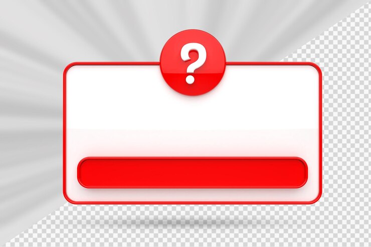PSD interfaz de participación de preguntas 3d