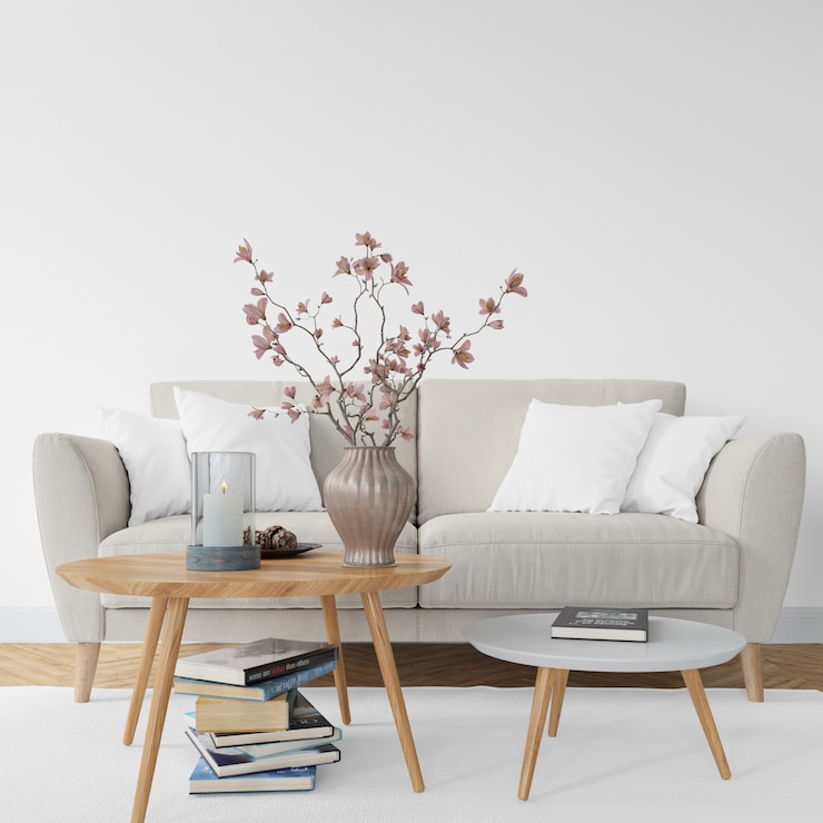 PSD interior design moderno del soggiorno