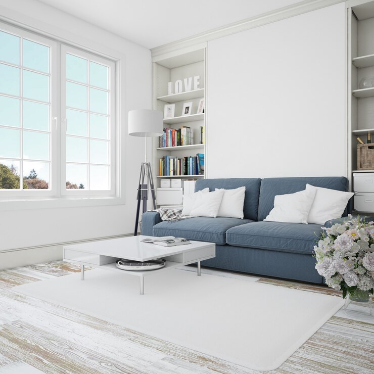 PSD interior design moderno del soggiorno