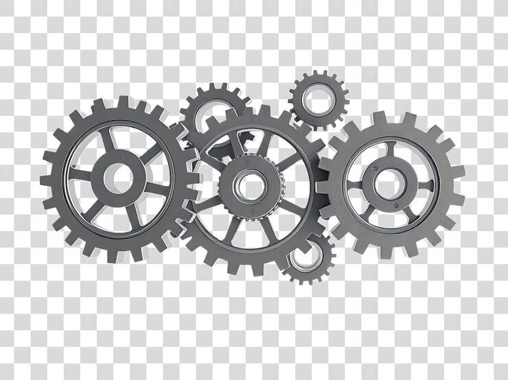 PSD interlocking gears mechanism
