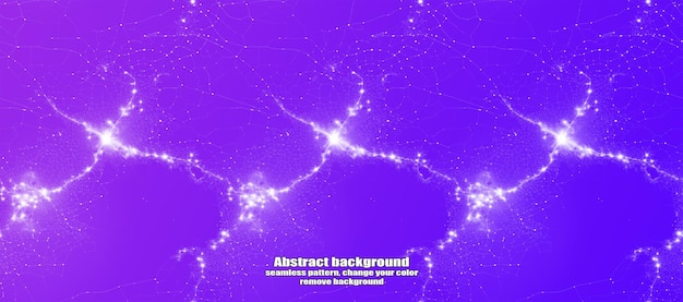 Interminable relámpago sin costuras y abstracción de estrellas con fondo colorido de textura aislada