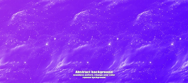 Interminable relámpago sin costuras y abstracción de estrellas con fondo colorido de textura aislada