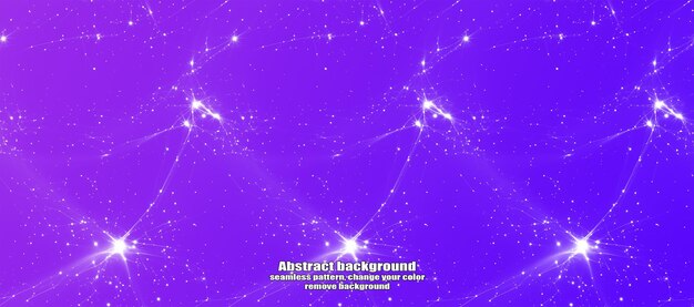 Interminable relámpago sin costuras y abstracción de estrellas con fondo colorido de textura aislada