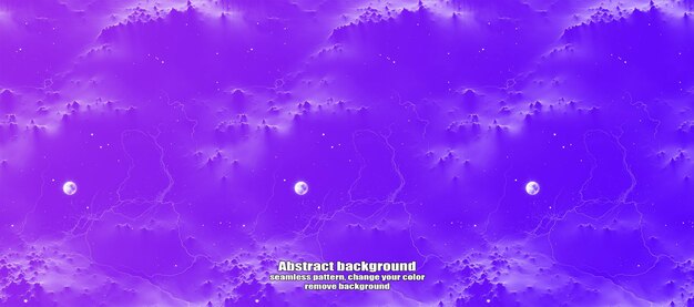 Interminable relámpago sin costuras y abstracción de estrellas con fondo colorido de textura aislada