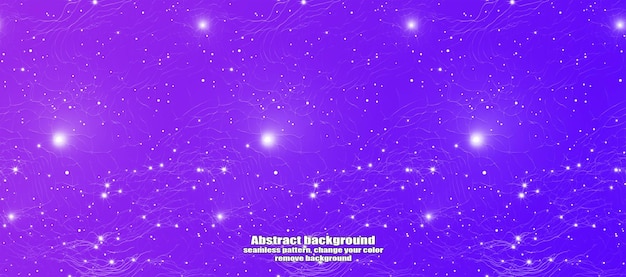 Interminable relámpago sin costuras y abstracción de estrellas con fondo colorido de textura aislada