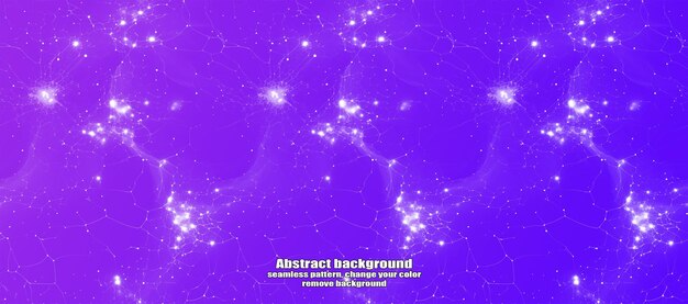 Interminable relámpago sin costuras y abstracción de estrellas con fondo colorido de textura aislada