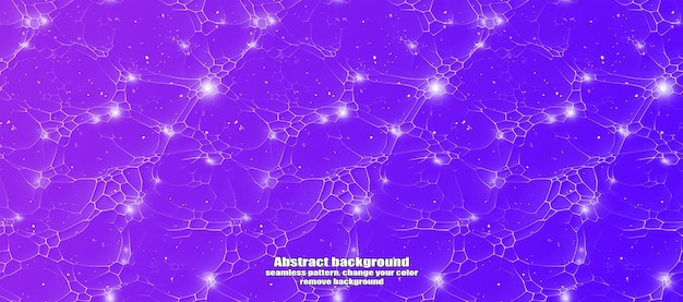 Interminable relámpago sin costuras y abstracción de estrellas con fondo colorido de textura aislada