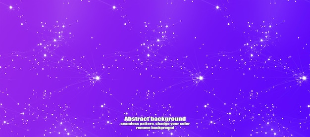 Interminable relámpago sin costuras y abstracción de estrellas con fondo colorido de textura aislada