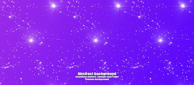 Interminable relámpago sin costuras y abstracción de estrellas con fondo colorido de textura aislada