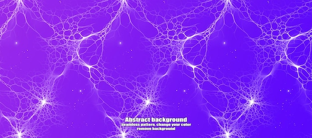 Interminable relámpago sin costuras y abstracción de estrellas con fondo colorido de textura aislada