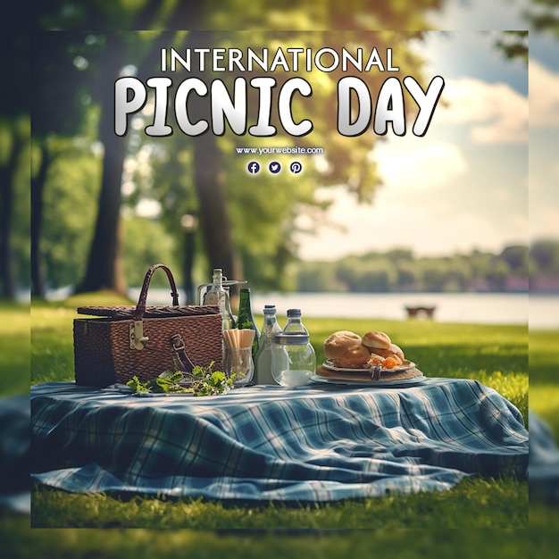 PSD internationale feier des picknicktages.