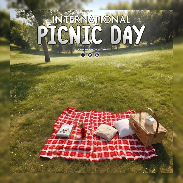 PSD internationale feier des picknicktages.