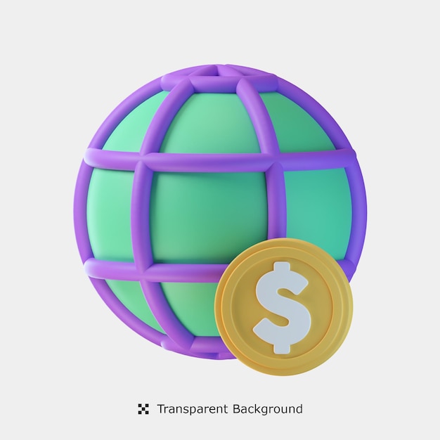 Internet-banking 3d-symbol illustration