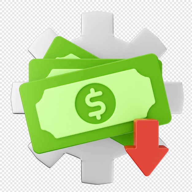 Inversión de dinero 3d recibir el ajuste