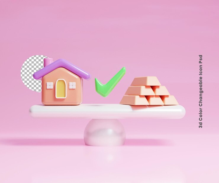 PSD invierta su dinero en el icono del concepto de negocio de bienes raíces o en el icono del concepto de inversión de dinero del negocio de la casa