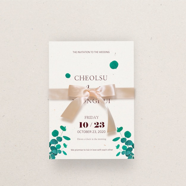 La invitación a la boda
