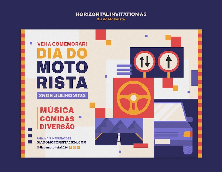 PSD invitation à la célébration de dia do motorista