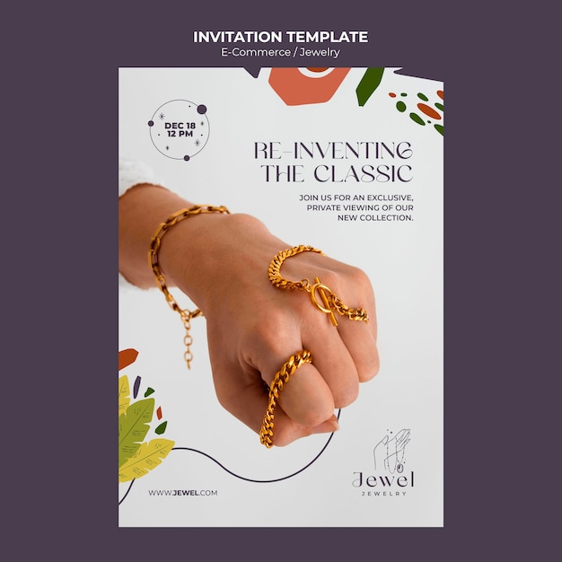 Invitation à la plate-forme de commerce électronique