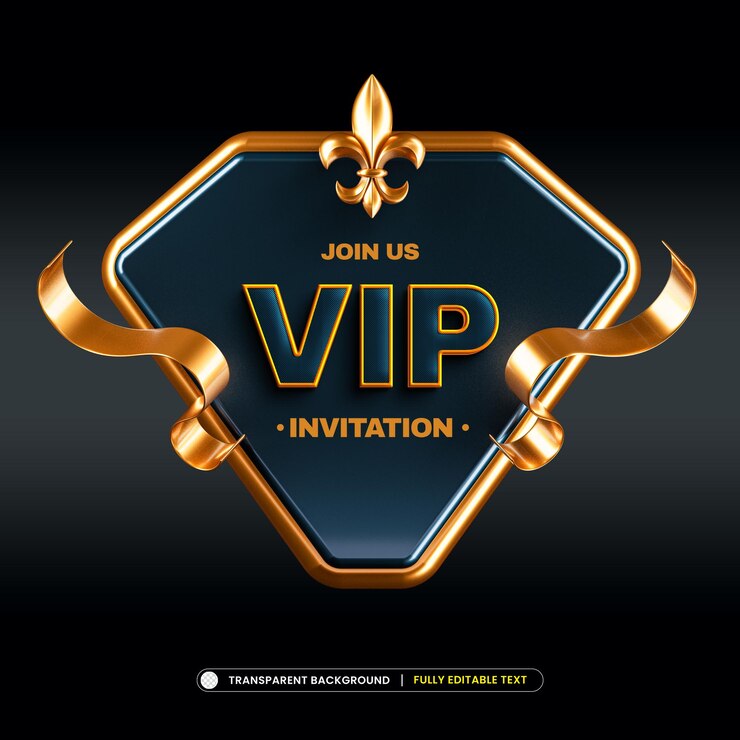 PSD invitations vip de luxe et coupon avec effet de texte modifiable