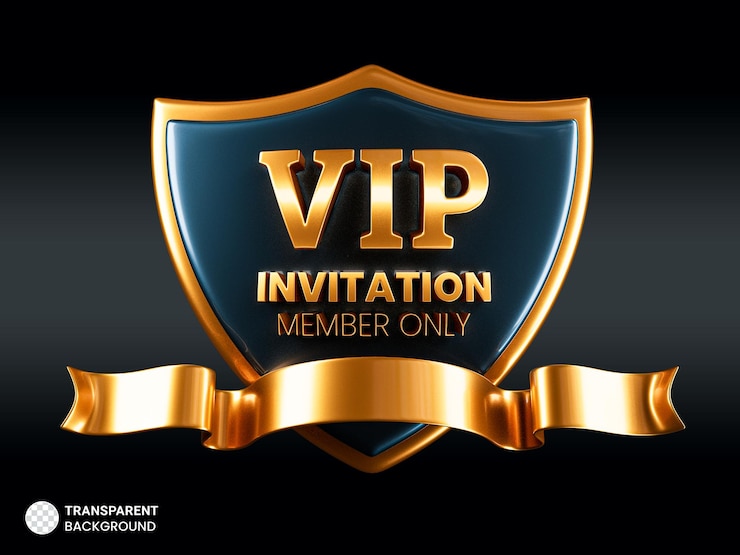 PSD invitations vip de luxe et fond de coupon