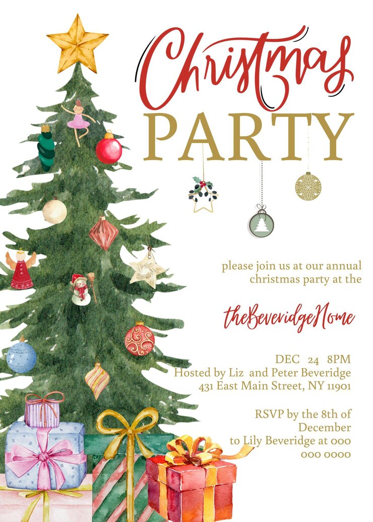 Invitazione alla festa di Natale per bambini Invitazione alla festa di Natale per bambini Invitazione alla festa di Natale per bambini