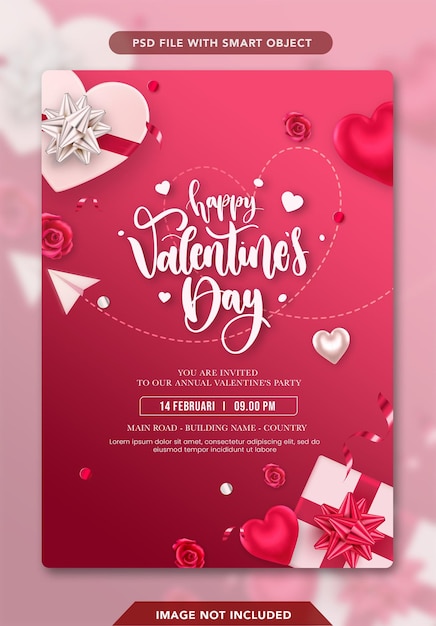 Invito a una festa di San Valentino