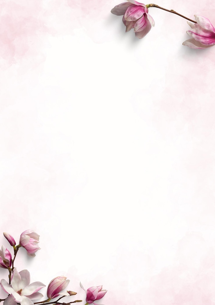 PSD invito ai fiori di magnolia