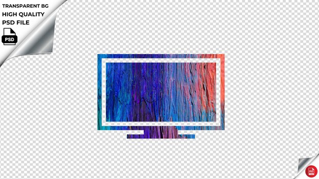 PSD ios-monitor farbenfrohe gemalte wand psd durchsichtig