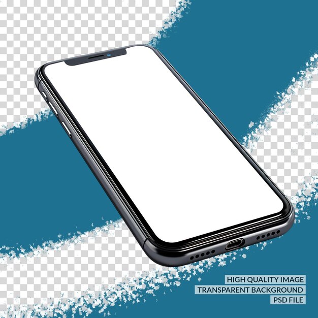 PSD iphone 14 pro mockup 3d png clipart transparente fundo isolado