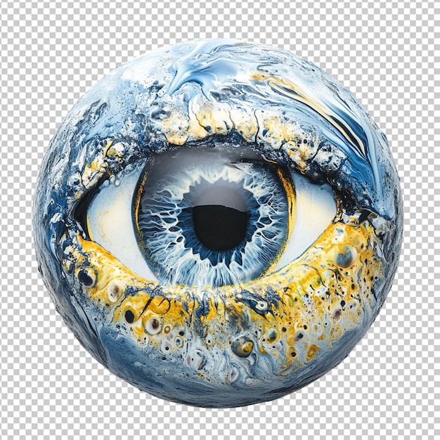 Íris em fundo transparente