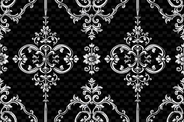 PSD ironwork im viktorianischen stil trellises pixel art mit ornate flo creative texture y2k neon item designs