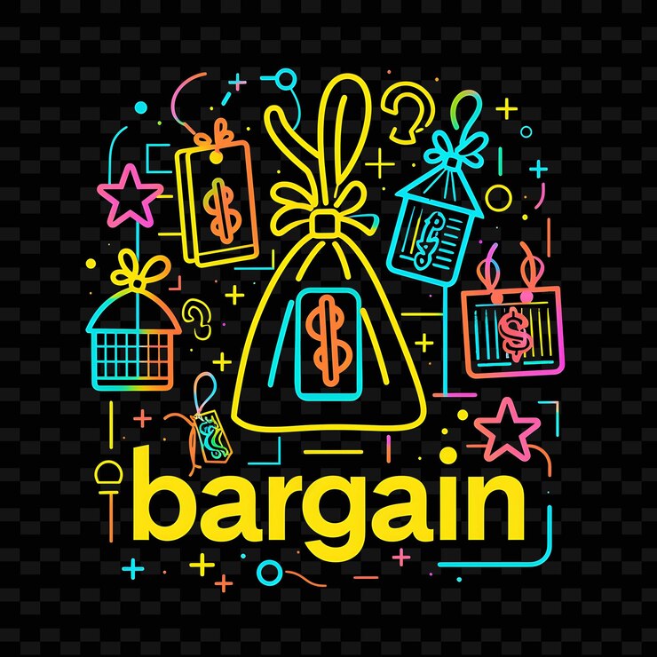 PSD irresistible neon glow of bargain texto con neon tangerine c png y2k inspirado decorativo