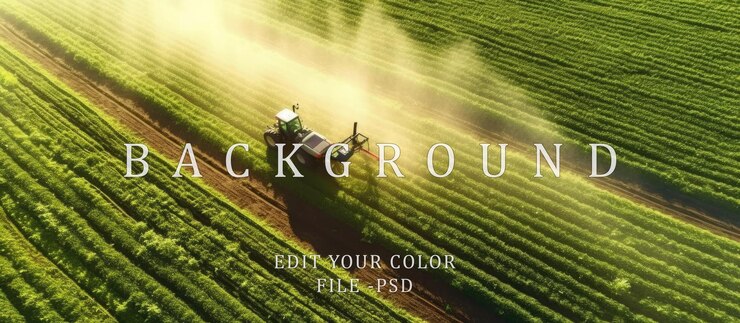 irrigazione di terreni agricoli utilizzando un trattore concetto agricolo moderno