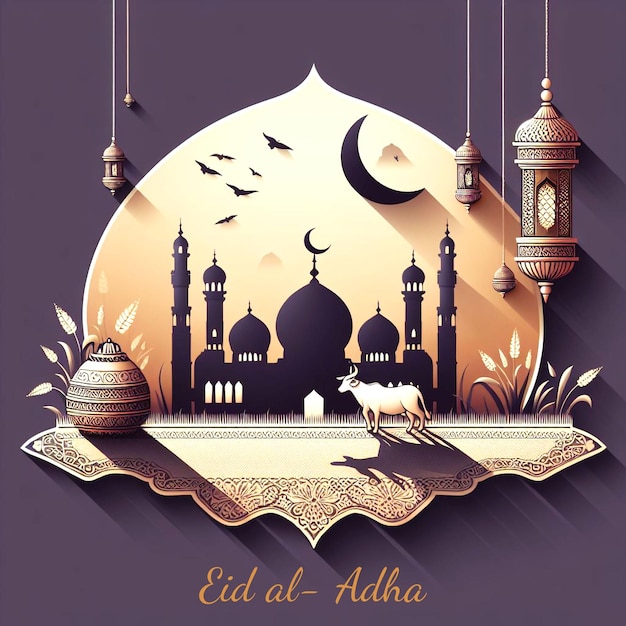 PSD islamisches fest eid al adha mubarak