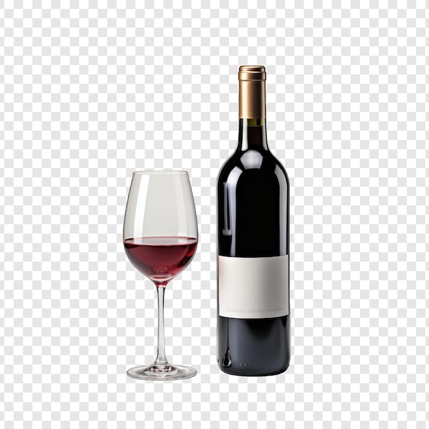 ISOADED WINE STYLE PNG avec un fond blanc IA génératif de dessin animé