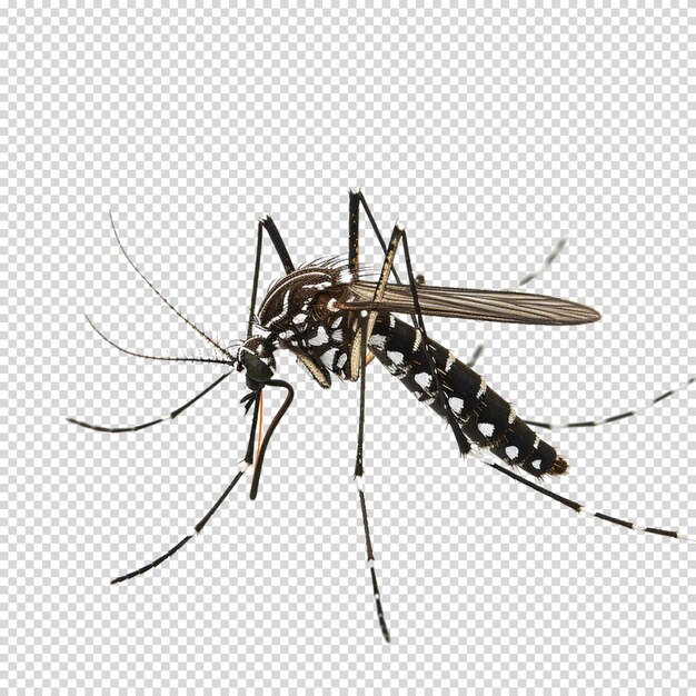 PSD isolado png de mosquito em fundo transparente para o dia mundial do mosquito